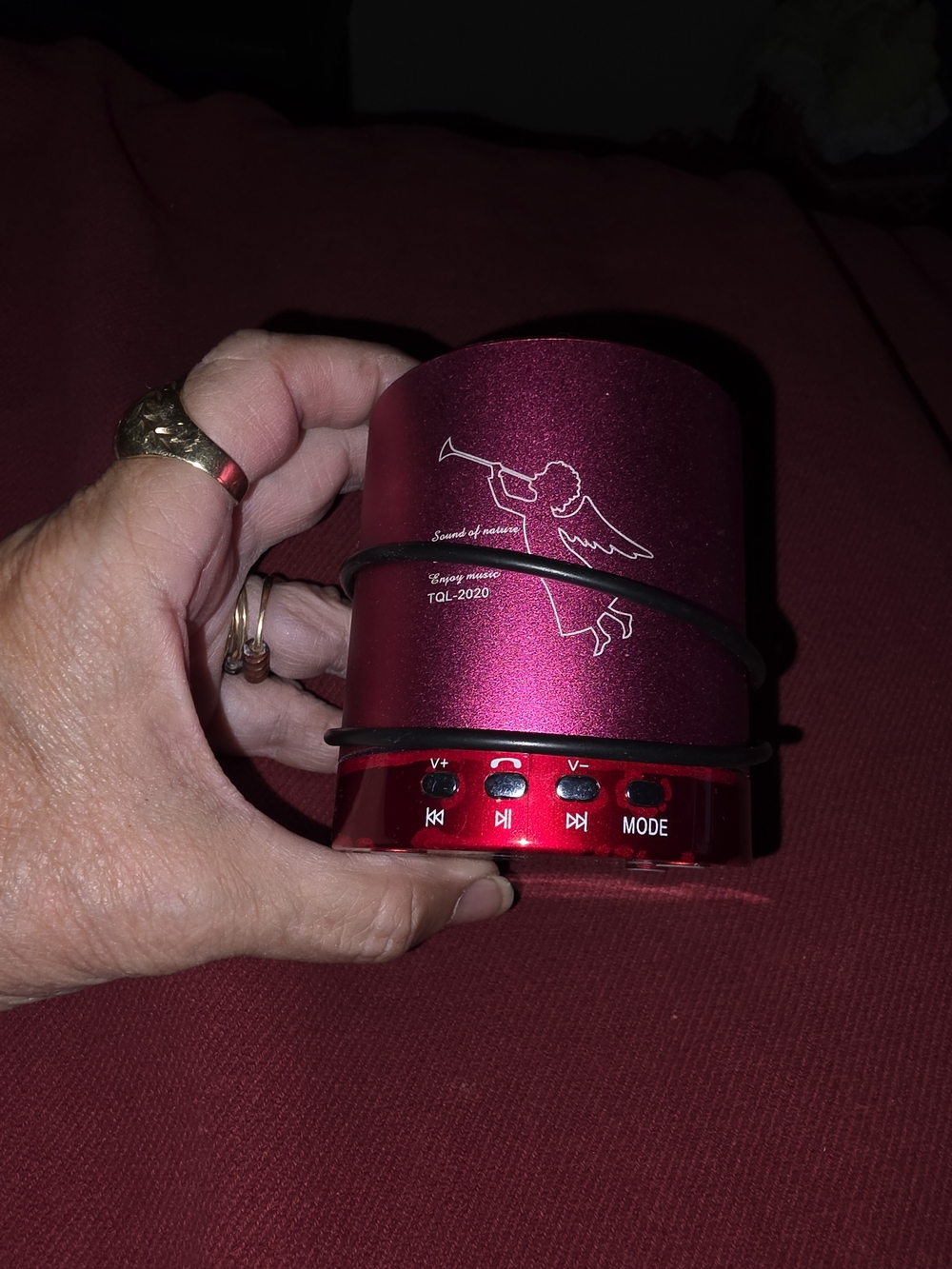 Portable Bluetooth Speaker - Red